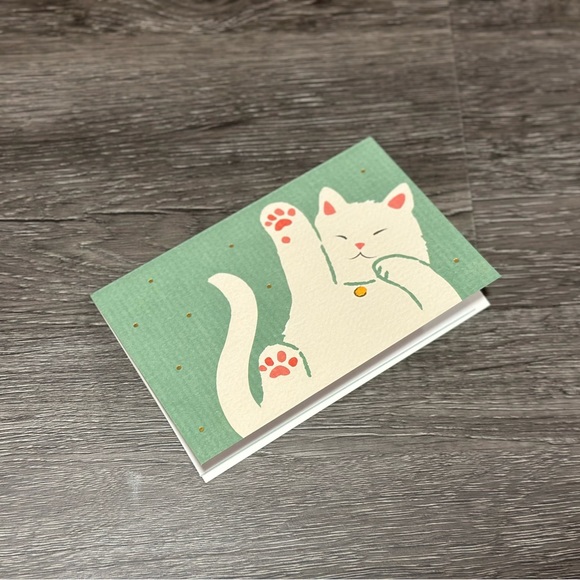 Kitten White Cat Multipurpose Card ❘ Invitation Card ❘ Gift Card ❘ Birthday Card - Picture 2 of 5